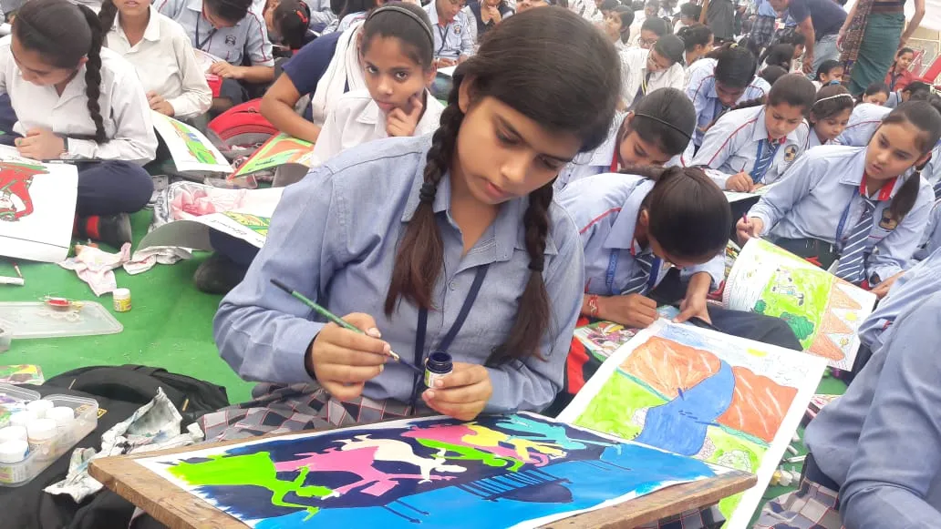 National Level Painting Competition at Bal Bhawan, Palwal