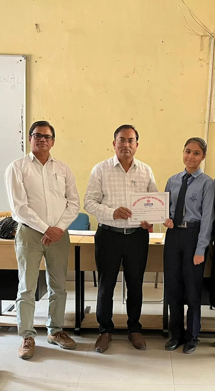 Winners of District Level Science Essay Writing Competition